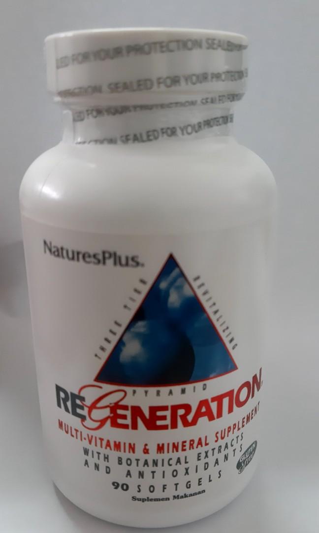 Nature plus regeneration multivitamin & mineral supplement, Kesehatan