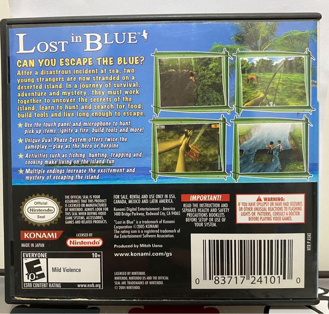 NDS Lost in BLUE 美版, 電子遊戲, 電子遊戲, Nintendo 任天堂- Carousell