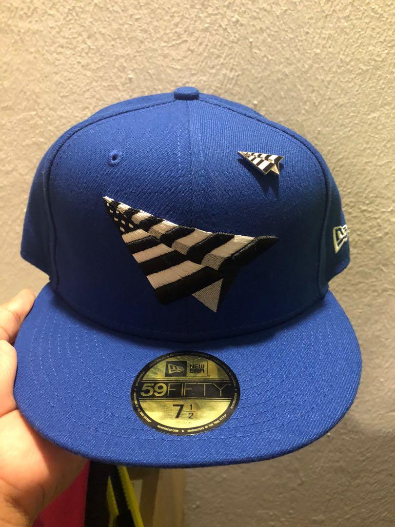 Paper Planes Logo JAY Z Roc Nation New Era 59FIFTY Blue Fitted Cap