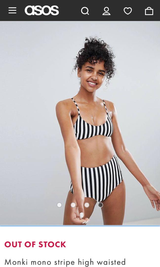 New Monki bikini set swimsuit swimwear 