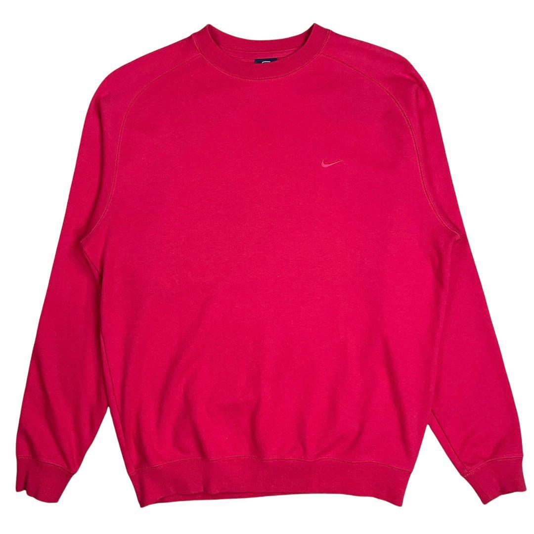 Nike Golf Red on Red Mini Swoosh Sweatshirt Men s Fashion Tops Sets Tshirts Polo Shirts on Carousell