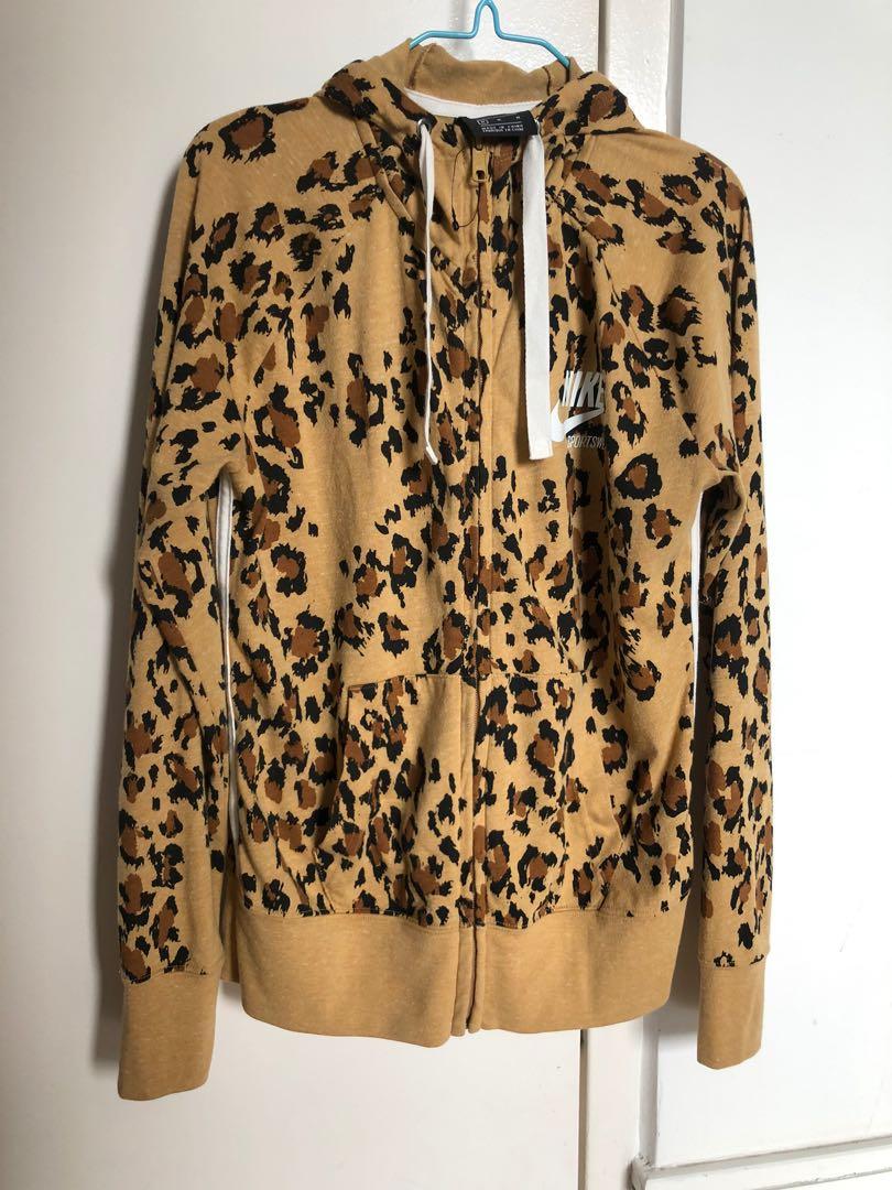 Leopard print on sale nike jacket