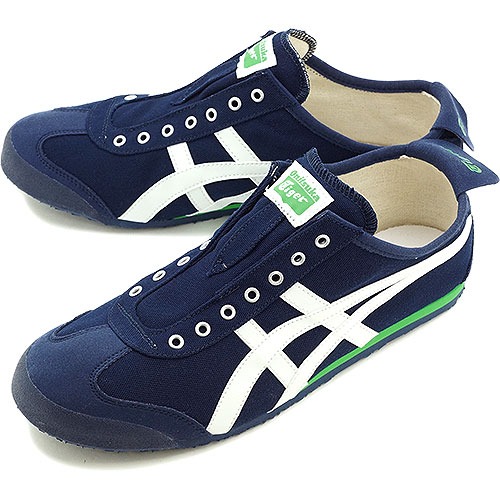 onitsuka slip on navy