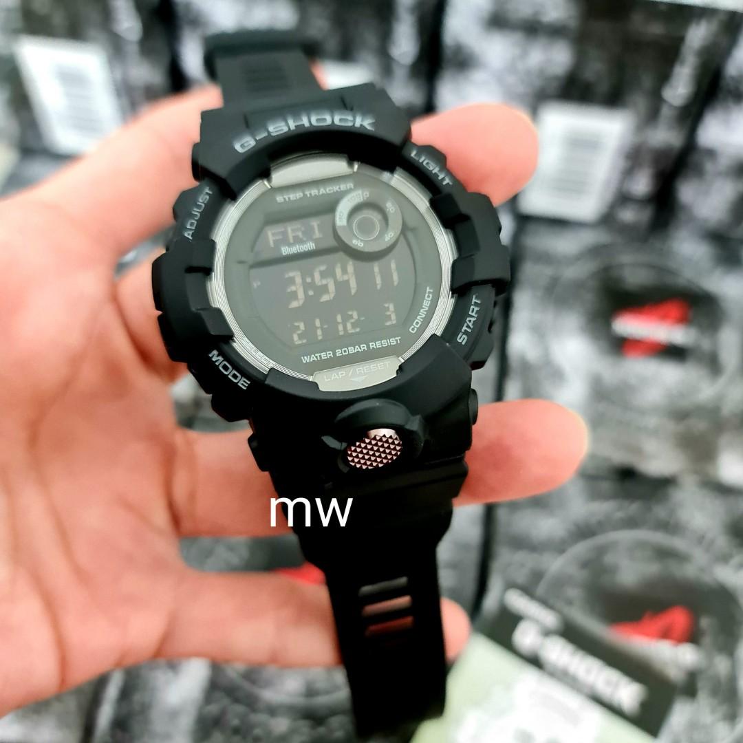 Original Casio g shock Bluetooth men s watch gbd800 gbd 800 gbd 800 1bdr full black brand new