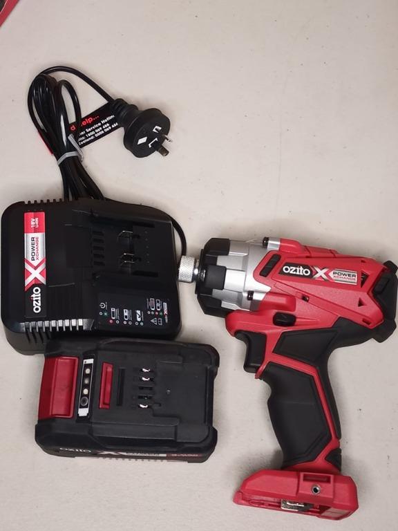OZITO IMPACT DRIVER KIT (Category: Construction Tools & Equipment) located in San Pedro. Submitted by aussiesurplus (Listing ID 1129284127, Image 3). Description: OZITO IMPACT DRIVER KIT Price: 3,500 Specs: Input- 18V Chuck Size- 6.35mm Hex Drive No Load Speed- 0-2,300/min Impact Rate- 0-2,900/min Max. Torque-150Nm Battery- 18V 2.0Ah Li-Ion Charge Time- 80mins Includes-(1 x Belt Clip-1 x 18V 2.0Ah, Battery 1 x 18V Standard Charger) .