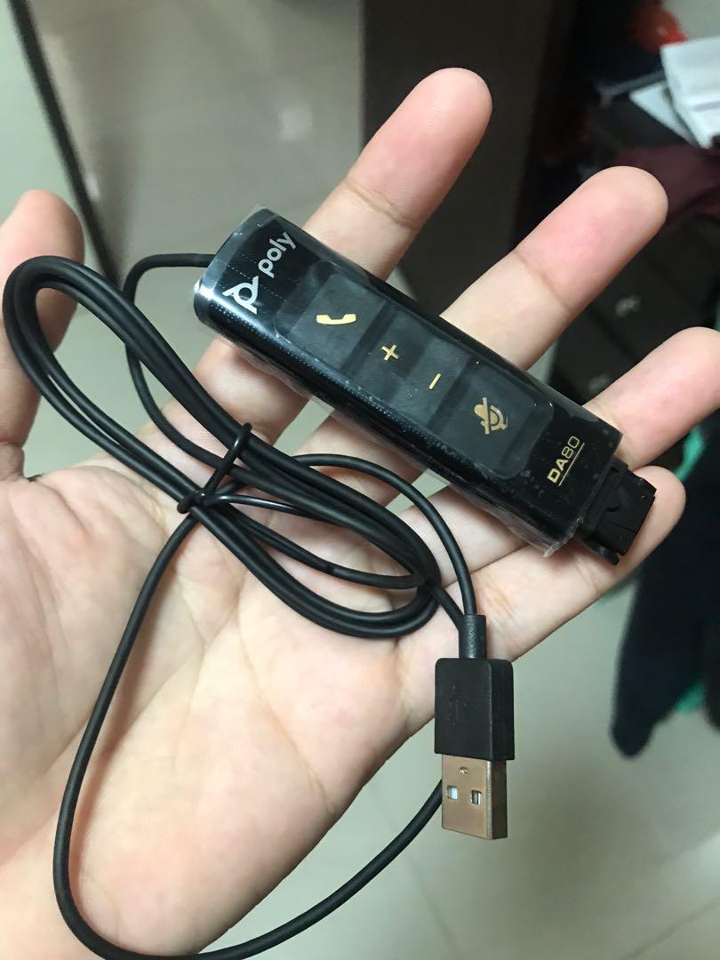 Plantronics da80 adaptor, Audio, Other 
