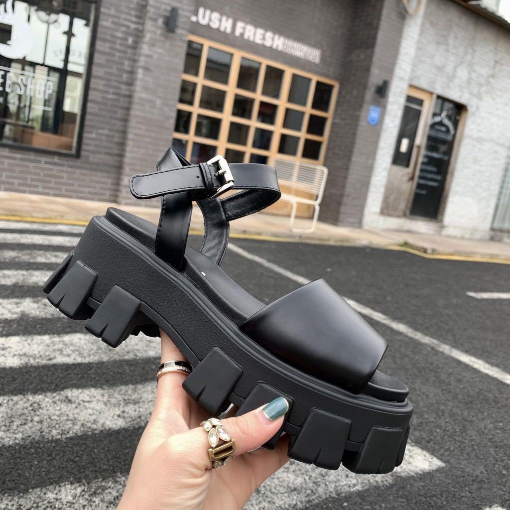 Prada lug sole sandals cheap