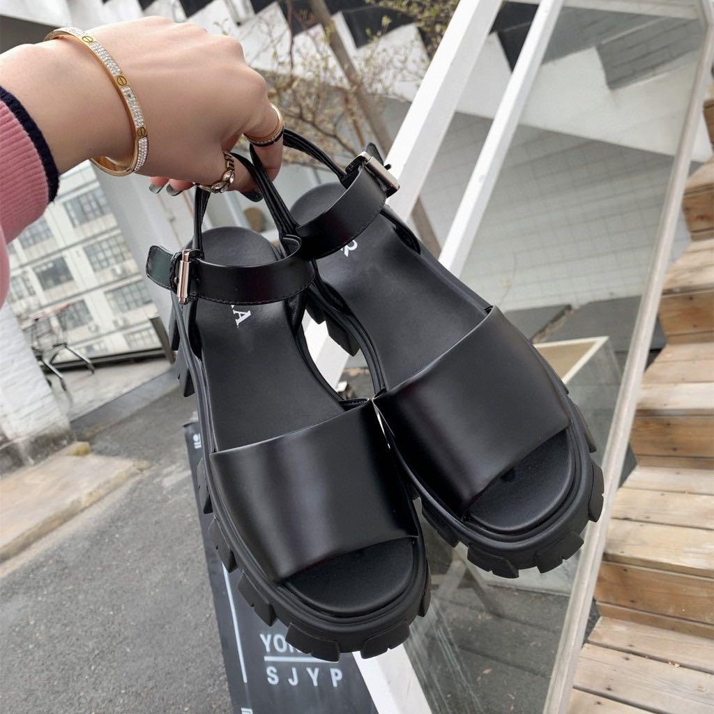 Prada lug sole 2025 sandals