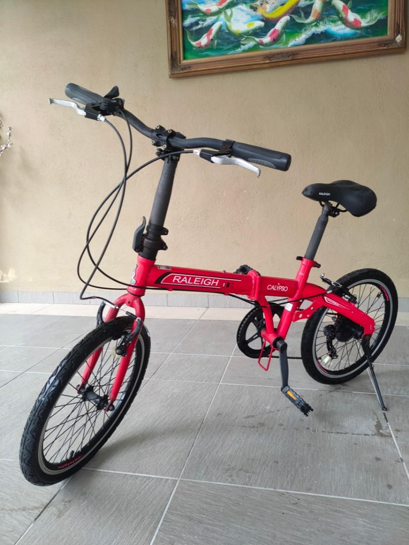 Raleigh calypso folding bike top