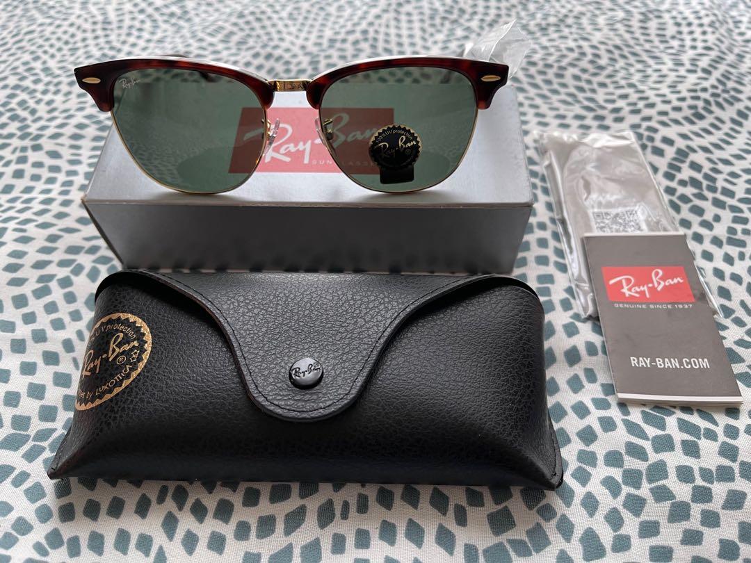 Ray-Ban Clubmaster Classic Low Bridge Fit, Men's Fashion, Watches &  Accessories, Sunglasses & Eyewear on Carousell