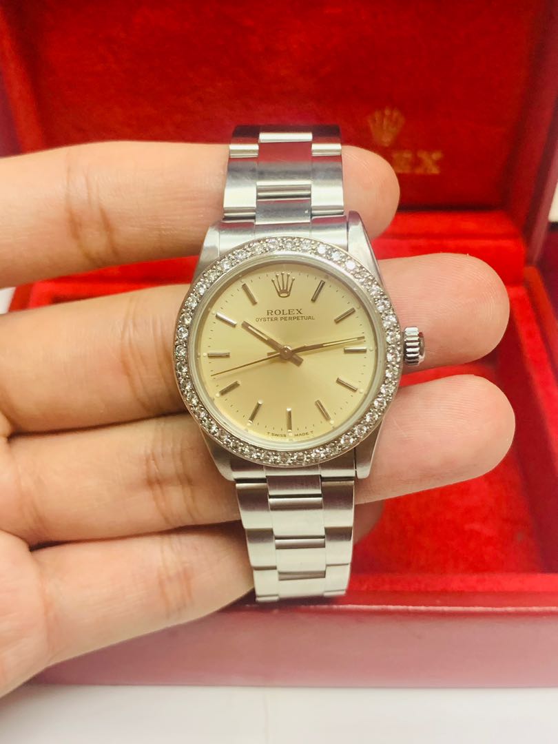 ROLEX Oyster Perpetual 67514 31mm Automatic Watch Women s Fashion