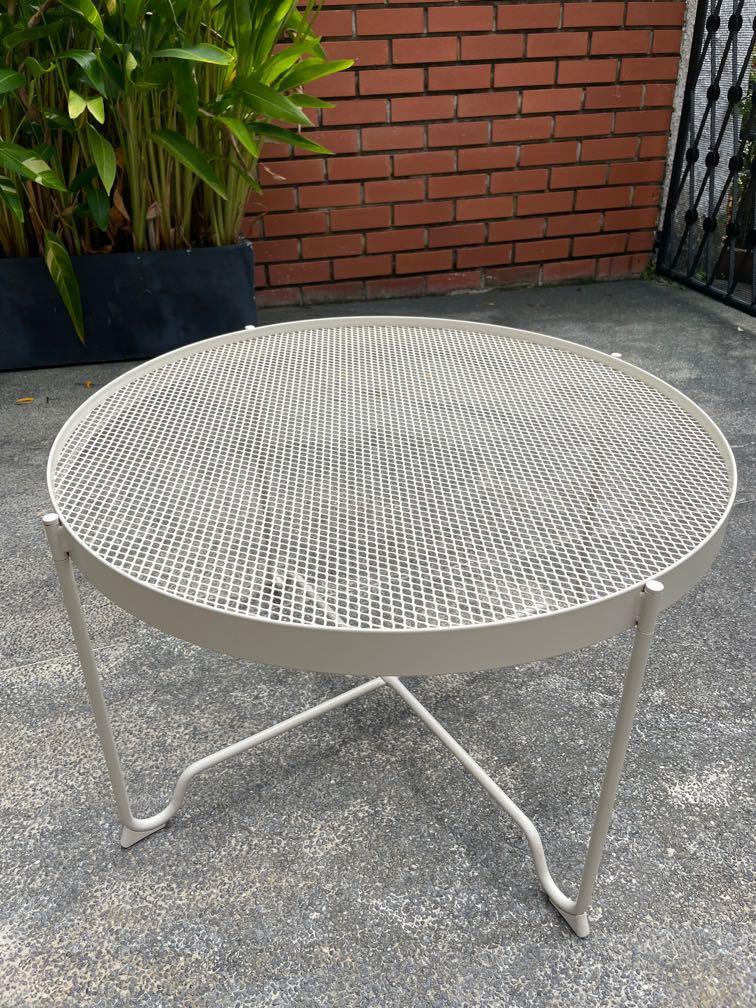Round Coffee Table IKEA KROKHOLMEN, Furniture & Home Living, Outdoor