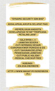 Security Guard / Pengawal Keselamatan