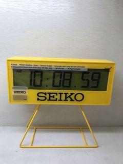 Seiko Digital Yellow Clock QHL083Y