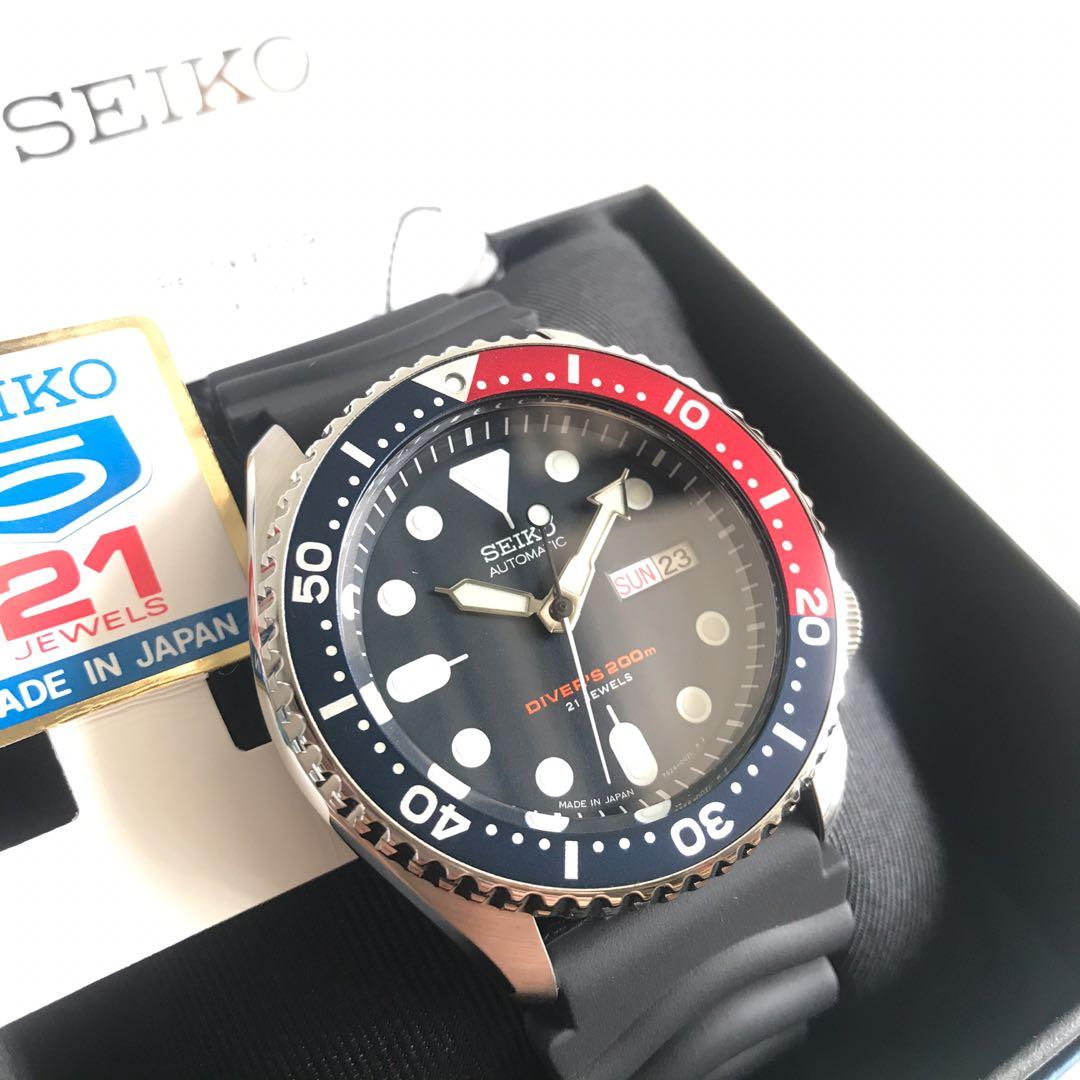 Seiko SKX Pepsi SKX009J1 Made in Japan (not SKX007J1), Men's Fashion,  Watches & Accessories, Watches on Carousell