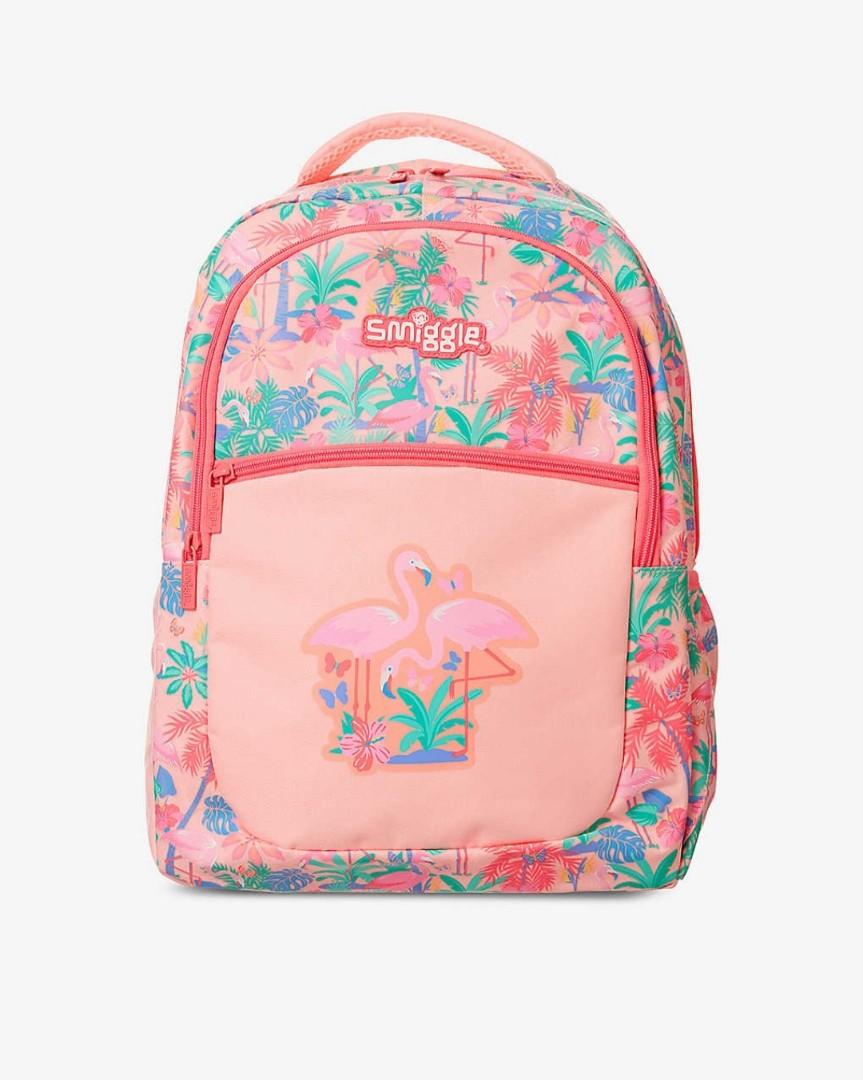 Smiggle flamingo backpack cheap