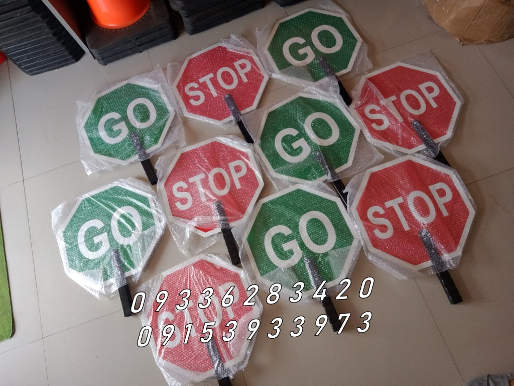 Stop and Go Paddle Sign, Commercial & Industrial, Construction Tools ...