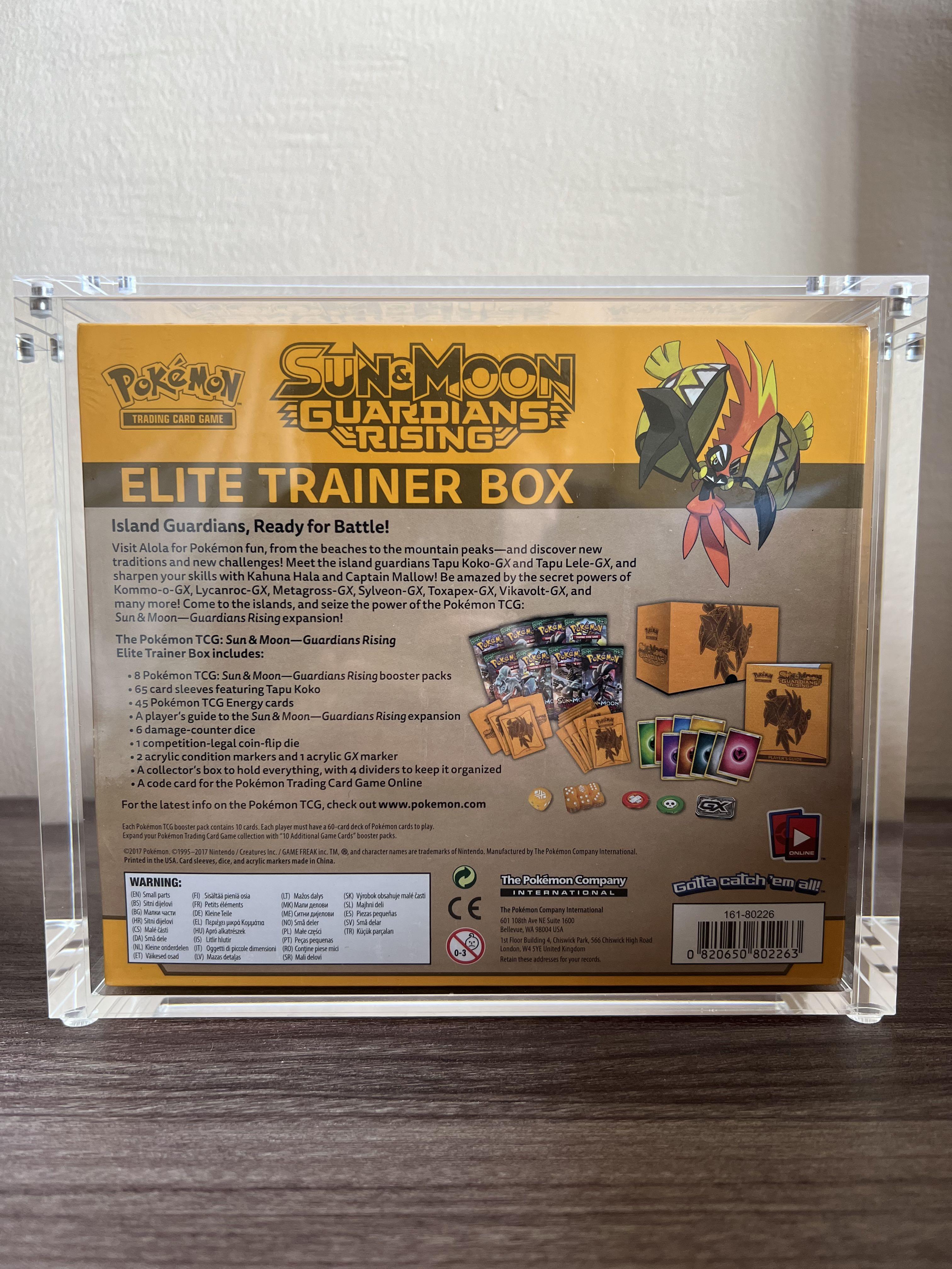 Pokemon TCG: Guardians Rising Elite Trainer Box Card Sleeves - Tapu Koko  (65 Pack) - Bill & Ogre's Games