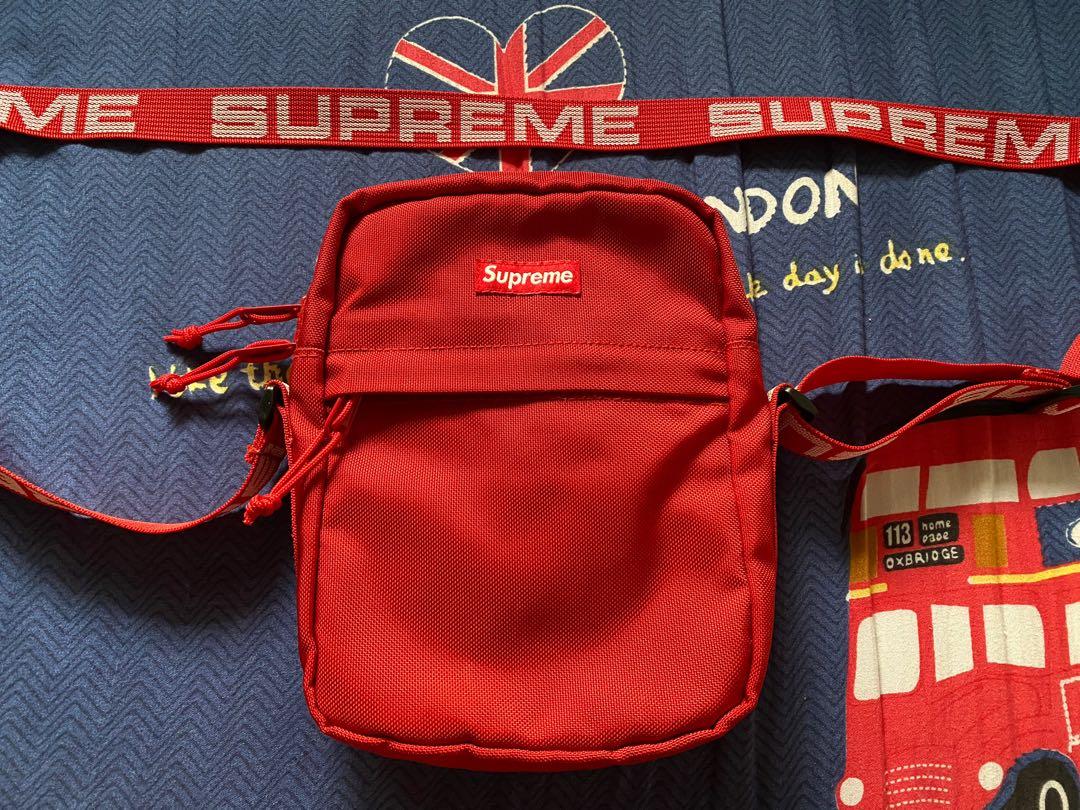 Supreme shoulder bag ss18 red sales