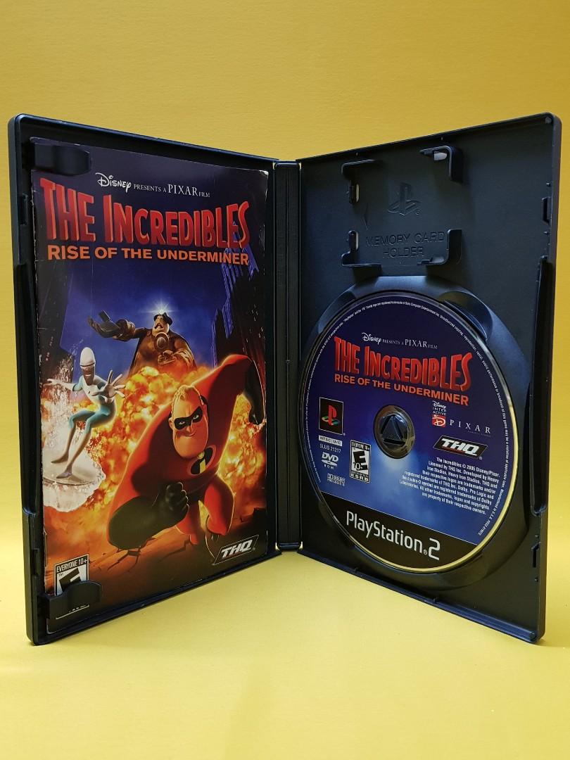 DisneyPixar The Incredibles Rise of the Underminer jogo playstation ps2 +  fini - Escorrega o Preço