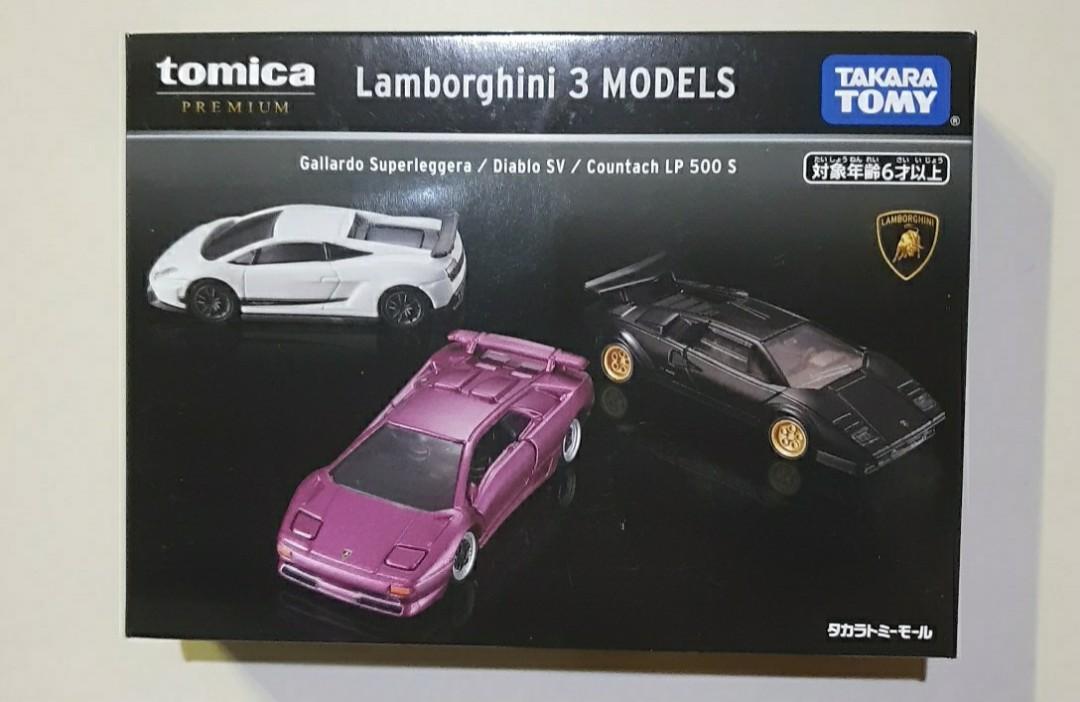 Tomica Premium Lamborghini 3 Models Takara Tomy Tomy Mall Limited 