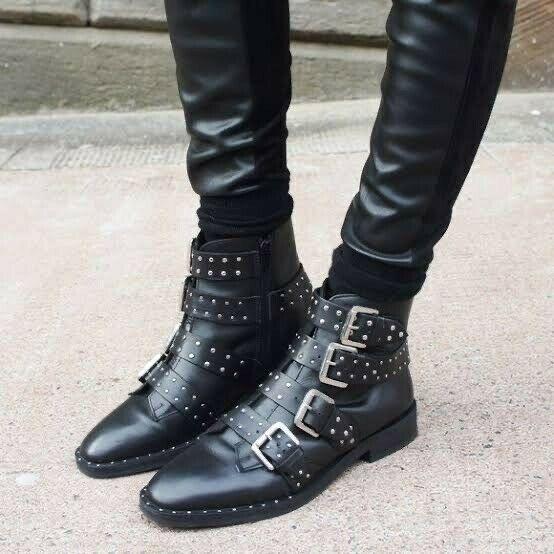 Topshop studded top boots