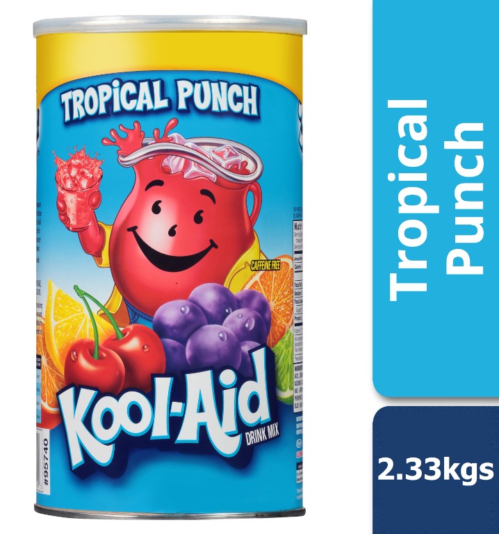 Tropical Punch KoolAid Drink Mix 2.33 kg, Food & Drinks, Beverages on