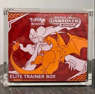 Unbroken Bonds Sun and & moon pokemon elite trainer box ETB