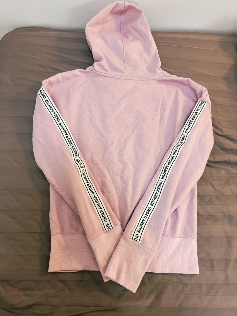 Light pink under armour hoodie hotsell