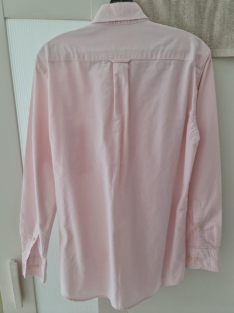 Uniqlo Pastel Pink Oxford Shirt, Men's Fashion, Tops & Sets, Formal