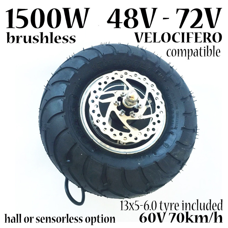 Velocifero Motor Electric Bike Scooter Ebike Escooter 1500W, Sports Equipment, Bicycles & Parts