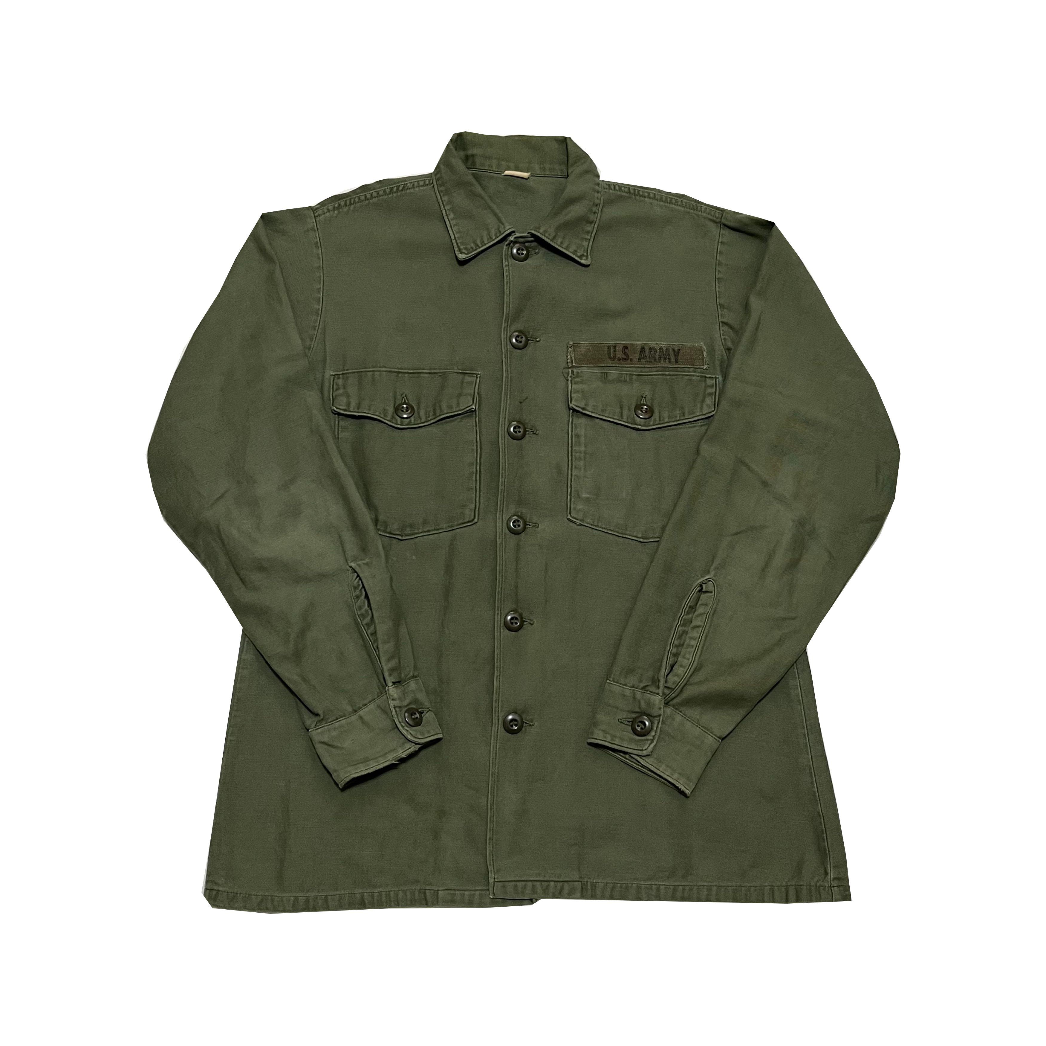 Vintage 70's US Army OG-107 3rd Pattern Shirt, 男裝, 外套及戶外