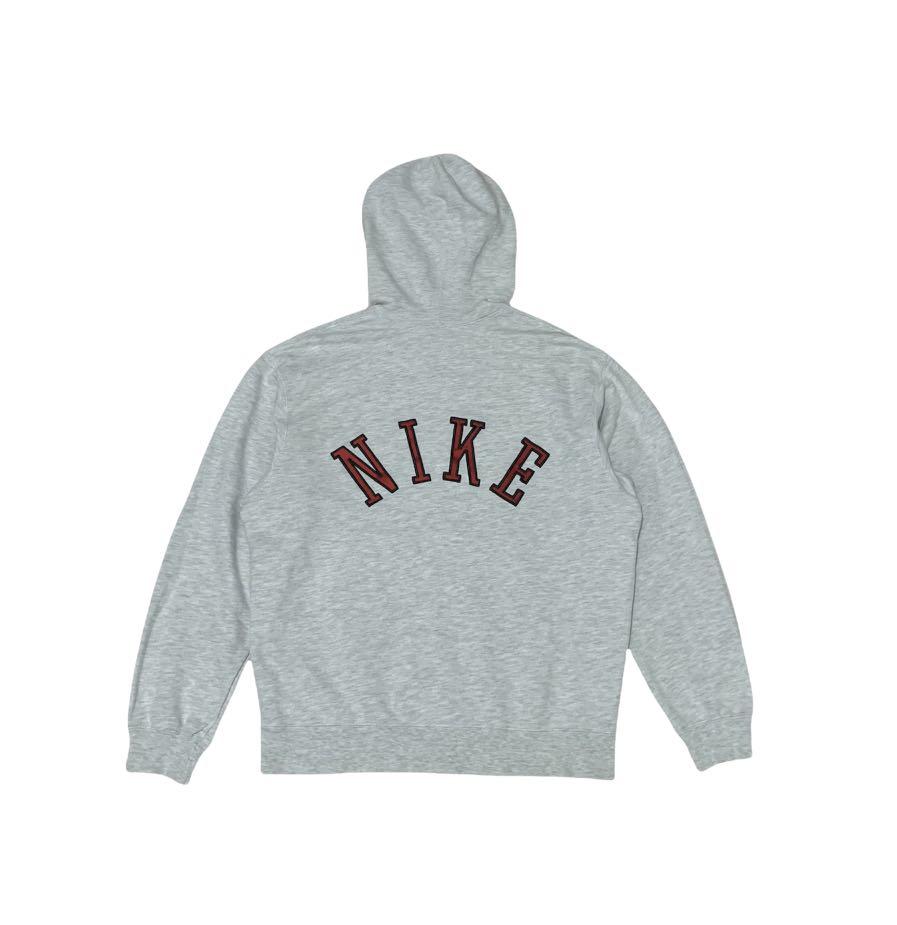 Vintage 90s Rare Nike Hoodie Back Front Logo Embroidered