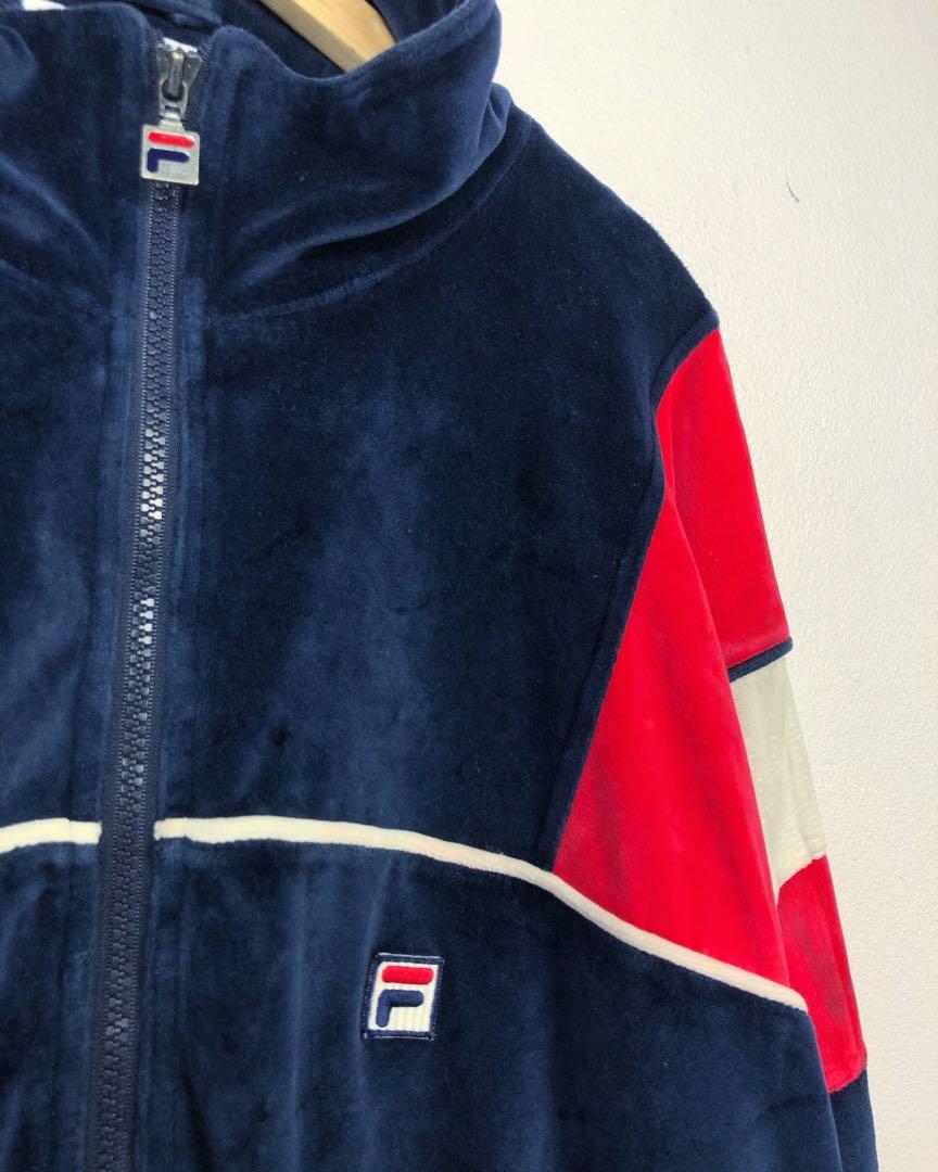 Fila velvet jacket discount