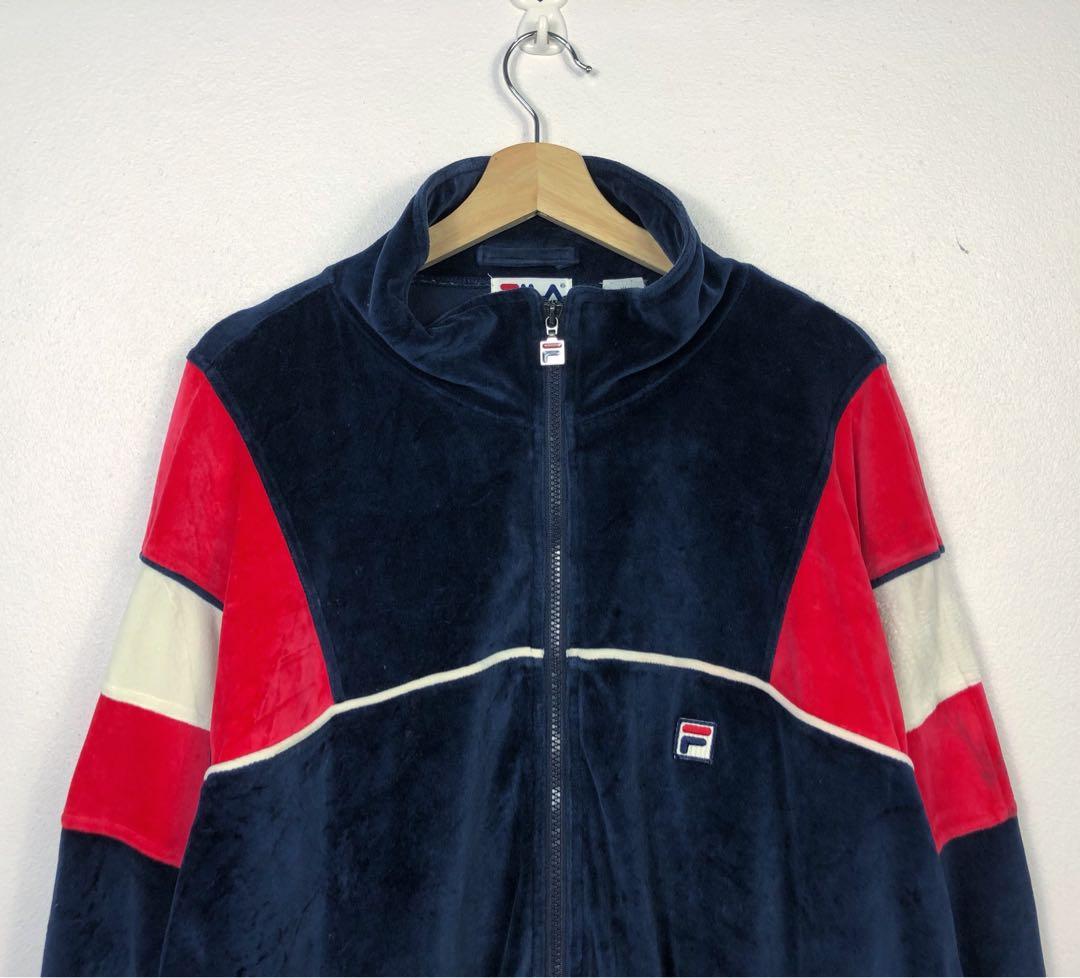 Fila cheap velvet jacket