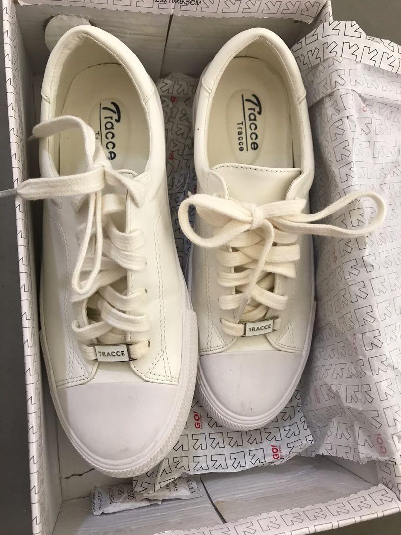 White shoes sneakers for lady Women s Fashion Footwear Sneakers