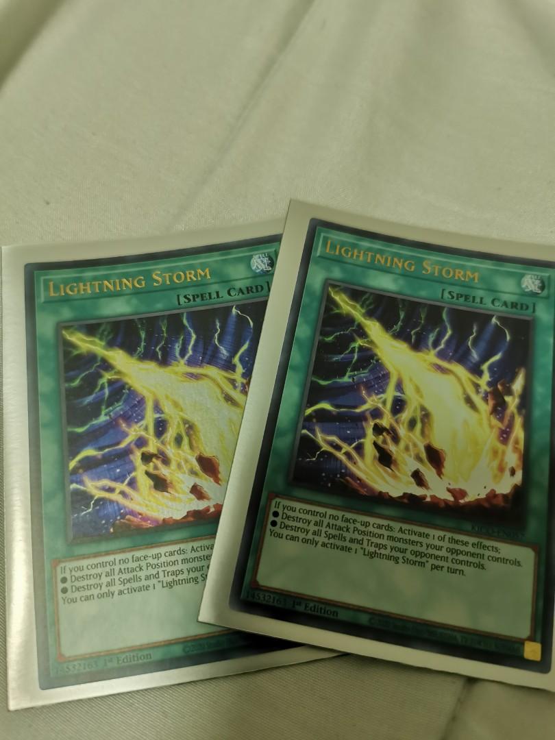 WTS Yugioh kings court Lightning Storm (english) 1st Edition, Hobbies &  Toys, Memorabilia & Collectibles, Vintage Collectibles on Carousell