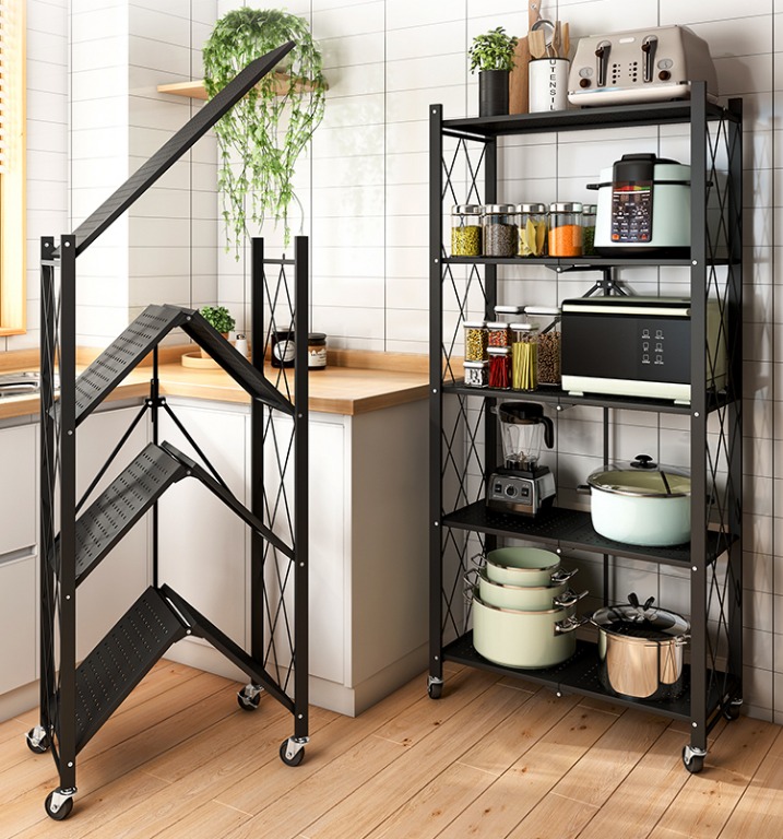 102 Foldable storage rack ( 2 TIER ), Furniture & Home Living ...