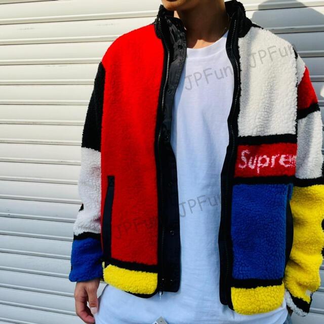 已下架) Supreme Reversible Colorblocked Fleece Jacket 全新外套日本