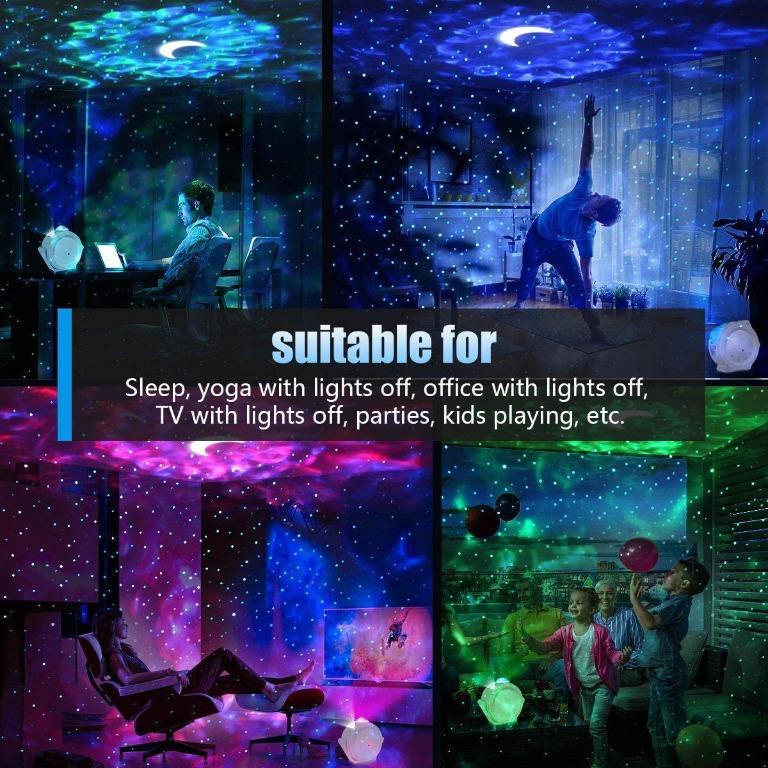 3 in 1 LED Starry Sky Projector Light, Furniture & Home Living