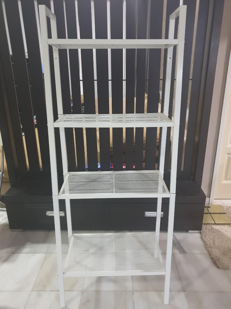 4 level/tier ikea rack shelf unit multipurpose, Furniture & Home Living