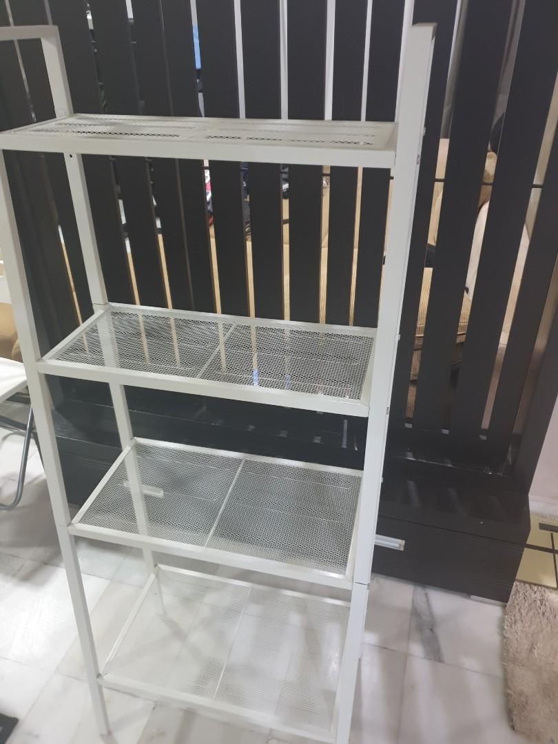 4 level/tier ikea rack shelf unit multipurpose, Furniture & Home Living