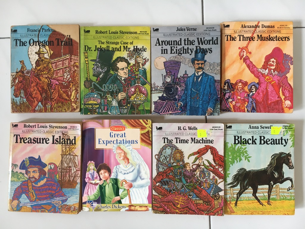 8 Children books - Time Machine, The Three Musketeers, Hobbies & Toys ...