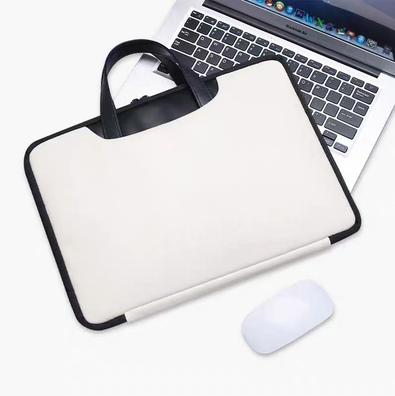 純白簡約手提電腦袋無印muji MacBook apple laptop case laptop bag
