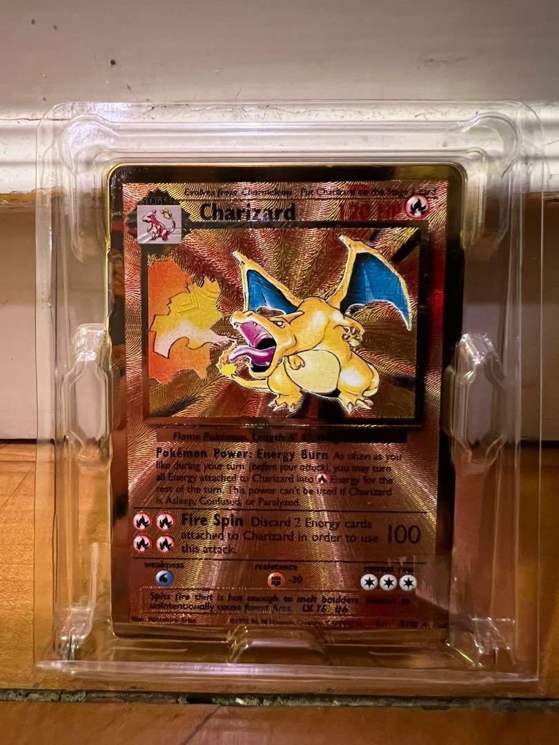 現貨]美版US Pokémon PTCG TCG 25週年噴火龍金屬卡s8a PTCG TCG