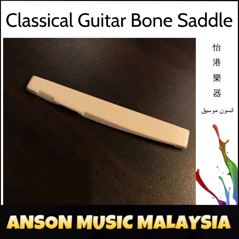 Acoustic Guitar Bone Saddle, Hobbies & Toys, Music & Media, Music