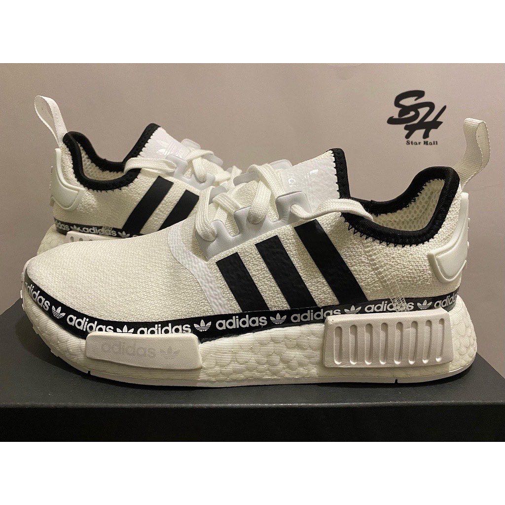 ADIDAS NMD R1 BOOST 白黑串標FV8727, 他的時尚, 鞋, 運動鞋在旋轉拍賣