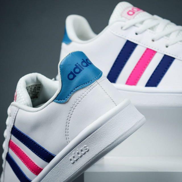 adidas grand court navy