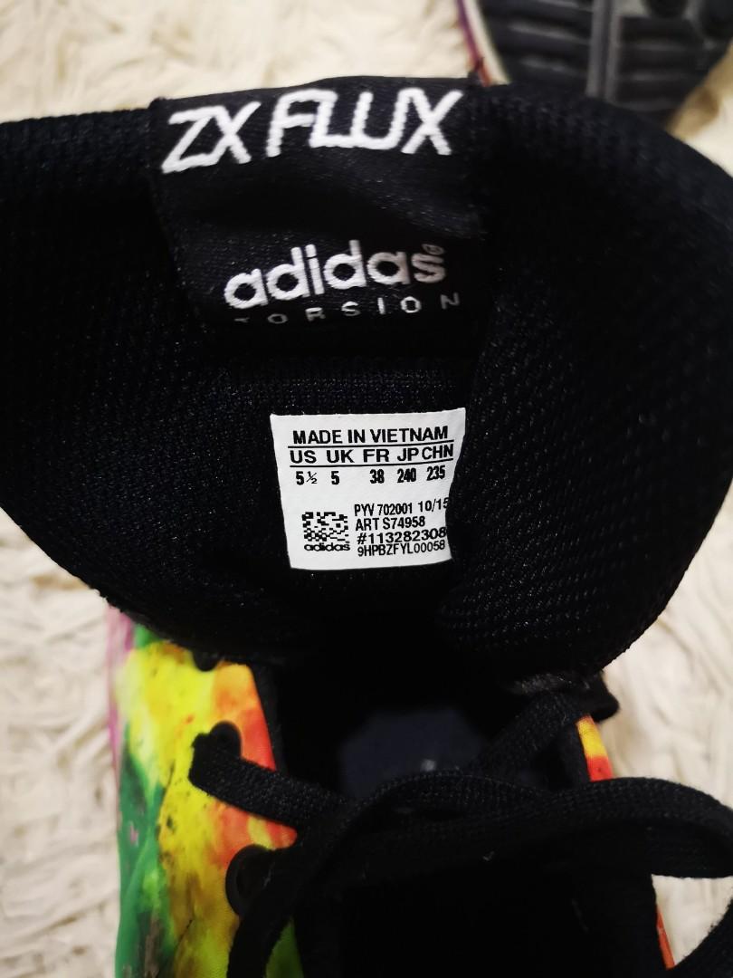 Adidas zx sales flux multicolor 38