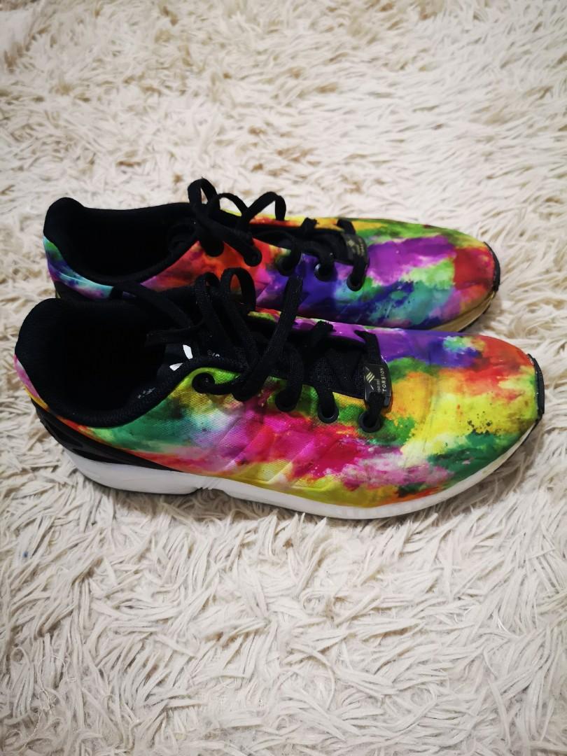 Adidas originals zx flux multicolour discount